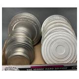 13 Empty Projector Film Containers, Various Sizes,