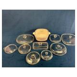 Corning Ware Blue Cornflower Dish with Assorted Py