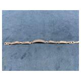 Sterling Silver Bracelet ï¿½ 12.6 DWT, 19.7 Grams
