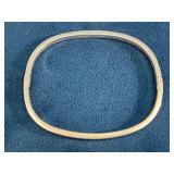 Sterling Silver Hinged Bangle Bracelet, Marked Mex