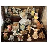 Angel and Cherub Figurines with Mixed Materials