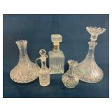 Glass Decanters in Various Styles
