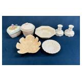 Decorative Ceramic Dishes and Candle Holders