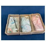 3 Vintage Towle sterling Silver-Plated Baby Toothb