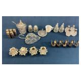 Decorative Tableware with Silver Plate and Glass I