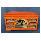 Crosley Turntable Record Player in Wood Finish Wit