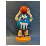 Blue M&M Basketball Player Candy Dispenser by Mars