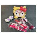 Sanrio Hello Kitty Clock, Shakers, and Wrist Watch
