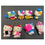 Hello Kitty Figurines and Keychains Assortment