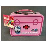Hello Kitty First Aid Kit Tin Box with 75-Piece Co