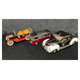 Three Model Vehicles Including 1939 State Police C