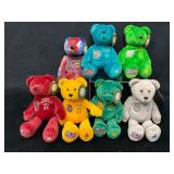 7 Ty Beanie State Quarter Bears Representing U.S.