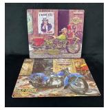 2 Harley-Davidson Vintage-Style Embossed Metal Sig