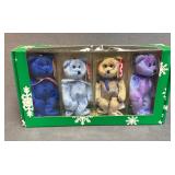 Ty Beanie Babies Clubby Holiday Ornament Set with