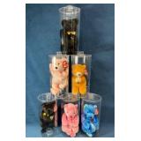 Ty Beanie Babies Collection with Display Cases