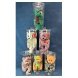 6 Ty Beanie Babies in Display Cases