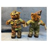 2 American Bear Force Plush Military-Themed Teddy