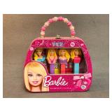 Barbie Pez Dispenser Set in Decorative Tin Case