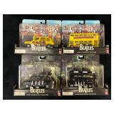 Four The Beatles Album Cover Diecast Collectables