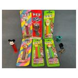 Vintage PEZ Dispensers Including 5 Carded Units