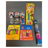 PEZ Dispensers, Including Marvel, Looney Tunes, an
