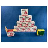 Opened Box and Full Boxes of 12-Gauge Ammunition b