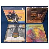 Four Latin and Jazz Themed Vinyl Records