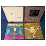 Four Jazz Vinyl Records: Murphy Campo, Earl Bostic
