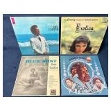 4 Vinyl Records Featuring Mel Carter, Martin Denny