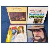 4 Vinyl Records by Various Artists, Including John