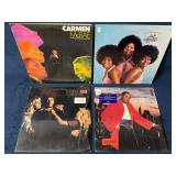 Four Vinyl Records Featuring Carmen McRae, Love Un