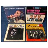 4 Vinyl Records Featuring Various Artists and Genr