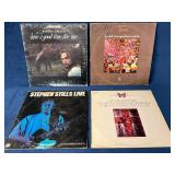 4 Classic Rock Vinyl Albums Including Jonathan Edw
