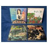 Four Vinyl Records: Disney, Mancini, and More