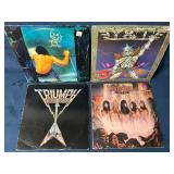 4 Rock Vinyl Records Featuring Triumph, Y&T, Cruel
