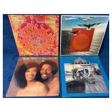 4 Vinyl Records Featuring The Drifters, The Tempta