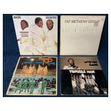 4 Vinyl Records by The Oï¿½Jays, Pat Metheny Group,