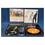 4 Vinyl Records Featuring Various Artists and Genr