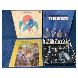 4 Vinyl LP Records: Eagles, The Byrds, The Monkees
