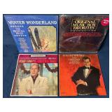4 Christmas Vinyl Records Including Perry Como and