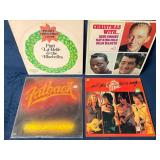 4 Vinyl Records Featuring Christmas and Rock Album