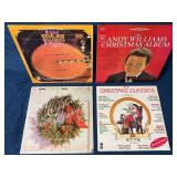 Four Vintage Holiday Vinyl Records