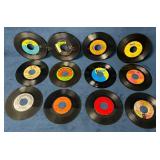 51 Assorted 45 RPM Vinyl Records