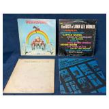 Four Vinyl Records Including John Lee Hooker, Bloo