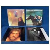 Four Vinyl Records by Various Artists Including Ke