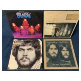 Four Vinyl LP Records Featuring Various Artists