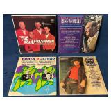 4 Vinyl Records Featuring Various Artists Includin