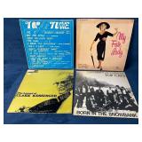 Four Vinyl Records: Top Tune, Clark Kissinger, My