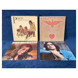 4 Vinyl Records: Poco, Rickie Lee Jones, Dan Fogel
