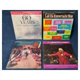 4 Vinyl Records Featuring American Classics and En